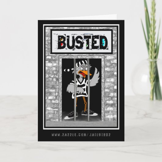 Carte Busted : "Thinking of you... obviously." (Devant)