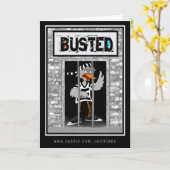 Carte Busted : "Thinking of you... obviously." (Fleur jaune)