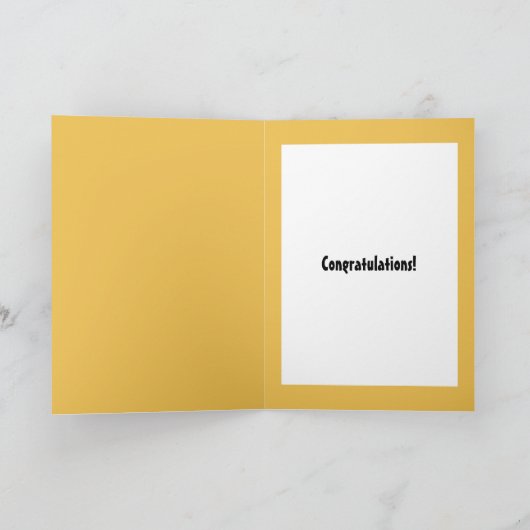 Carte Busy Bee Félicitations au travail acharné (Intérieur)