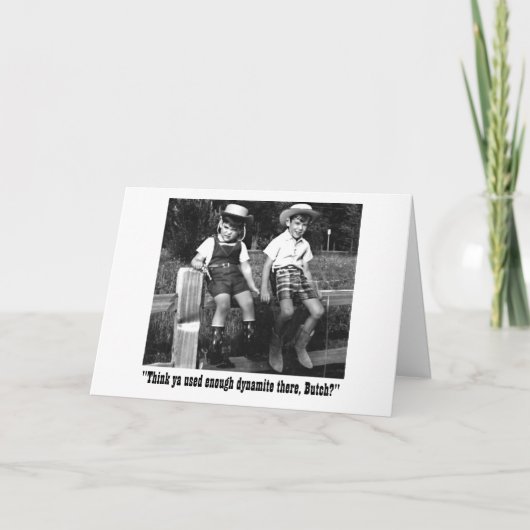 Carte Butch et Sundance (Devant)