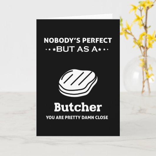 Carte Butcher (Fleur jaune)