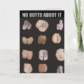 Carte BUTT MAN FUNNY AMI BANTHDAY Greeting Card (Devant)