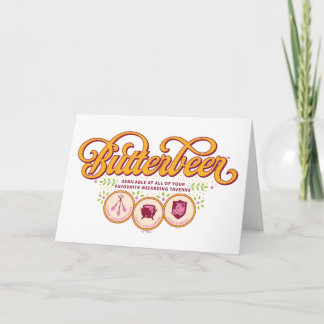 Carte BUTTERBEER™ Disponible dans les tavernes des sorci