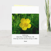 Carte Buttercup - Birthday - Customized (Dos)