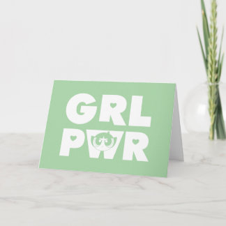 Carte Buttercup : Girl power