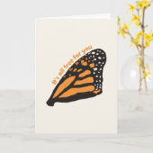 Carte Butterfly (Fleur jaune)