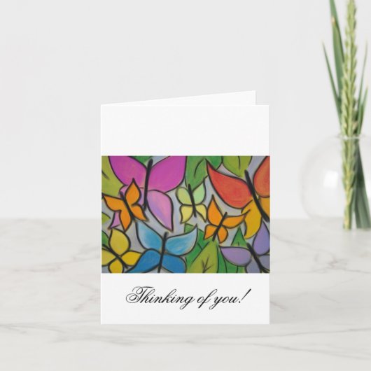 Carte Butterfly blank card (Devant)
