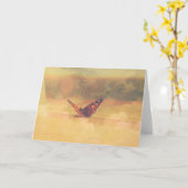 Carte Butterfly dream *card (Fleur jaune)
