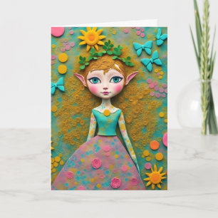 Carte Butterfly Dreams Elf Toutes les occasions vierges 