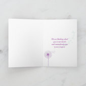 Carte Butterfly Orchid Thinking of You (Intérieur)