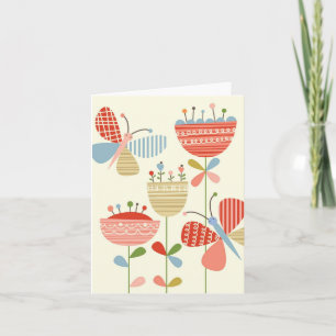 Carte Butterfly spring
