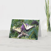 Carte butterflys de trio (Dos)