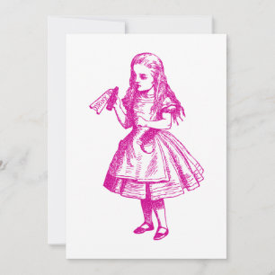 Carte Buvez-Moi Enked Rose