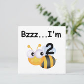 Carte Buzz Bumblebee 2e Anniversaire T-shirts et cadeaux (Debout devant)