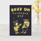 Carte Buzz Drôle Sur Rock Silly Anniversaire Humour Noir (Fleur jaune)