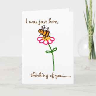 Carte BuzzAboutBees 'Pense Of You' - Sweet Little Bee