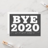 Carte Bye 2020 Nous avons mieux fait (Devant/Arrière en situation)