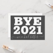 Carte Bye 2021 Nous avons mieux fait drôle (Devant/Arrière en situation)