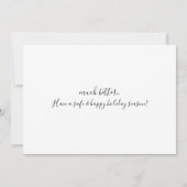 Carte Bye 2021 Nous avons mieux fait drôle (Dos)