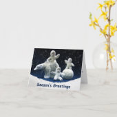 Carte Bye Bye Snow Baby (Fleur jaune)