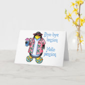 Carte Bye Bye Tension (Fleur jaune)