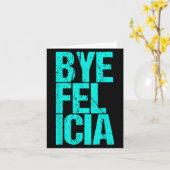 Carte Bye Felicia (Fleur jaune)