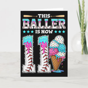 Carte Byller a maintenant 11 ans Goutte de glace 11e ann
