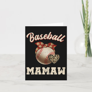 Carte Bysebyll Mamaw Byndana Fans du cœur de léopard Mèr