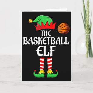 Carte Bysketbyll Elf Family Matching Group Christmas Spo