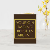 Carte C14 dating ancient joke happy birthday (Fleur jaune)