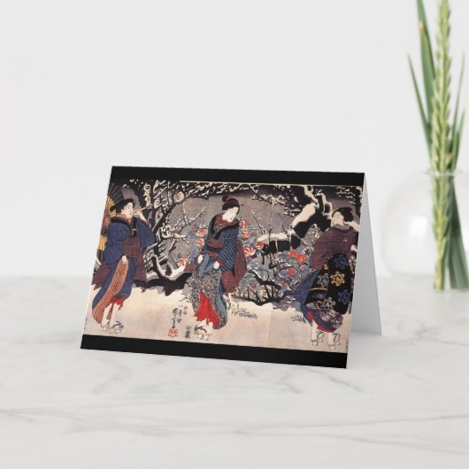 Carte C. de peinture japonais 1800's (Devant)