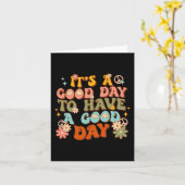 Carte C’est une bonne journée pour avoir un bon jour Sup (Fleur jaune)