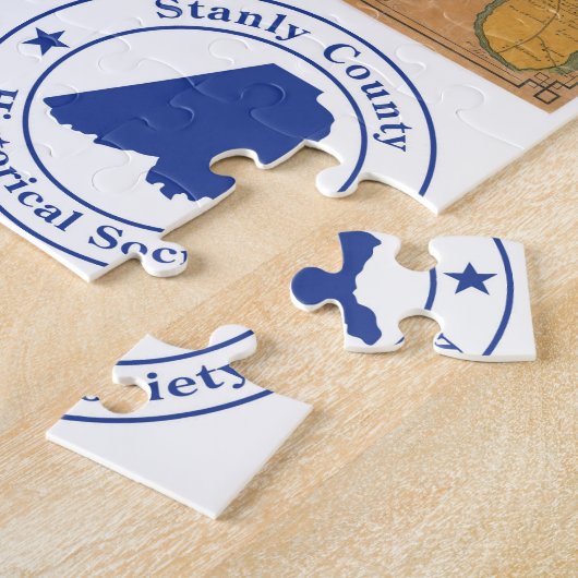 Carte C. M. Miller - Puzzle (Côté)