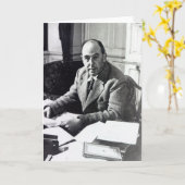 Carte C.S. Lewis (Fleur jaune)
