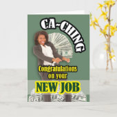 Carte CA-Ching (Fleur jaune)