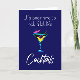 Carte Ça commence à ressembler beaucoup à Cocktails Blue