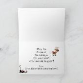 Carte Ça commence à sentir beaucoup comme le chat de Noë (Intérieur)