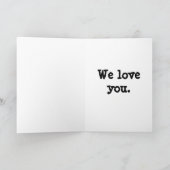 Carte Ça craint. Nous t'aimons. (Intérieur)