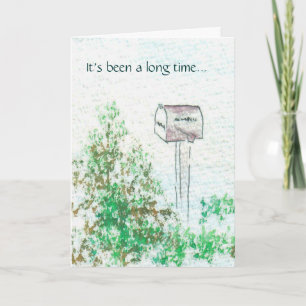 Carte C'a été un long temps…