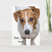 Carte Ça Fait Mal À La Triste Encouragement Du Chien (Devant)