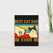 Carte Ca Men Cat Dad Ever Funny Cat Lover Gift  (Devant)