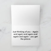 Carte ÇA PREND DEUX, Salut, (Intérieur)