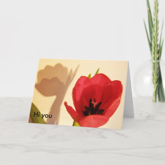 Carte ÇA PREND DEUX, Salut, (Devant)