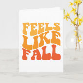 Carte Ça sent l'automne (Fleur jaune)