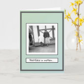 Carte Ça va être drôle (Fleur jaune)