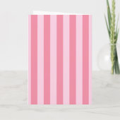 Carte Cabana Stripes "Célébrons" Explosion en rose (Dos)