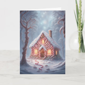Carte Cabane dans la forêt de cannes à sucre de Noël