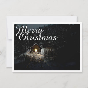 Carte Cabane Mystique de Noël en Profonde Forêt
