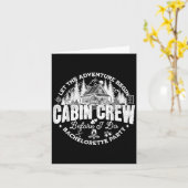 Carte Cabin Crew Before I Do Bachelorette Party Camp Bac (Fleur jaune)