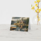 Carte Cabine Mountain Lake (Fleur jaune)